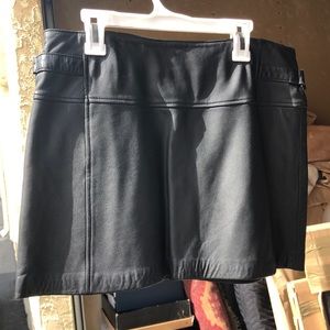 BCBG leather skirt